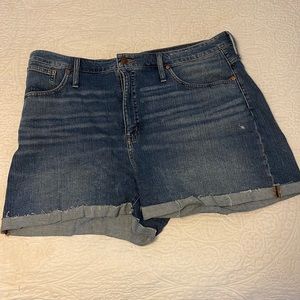 Madewell High Rise Denim Shorts